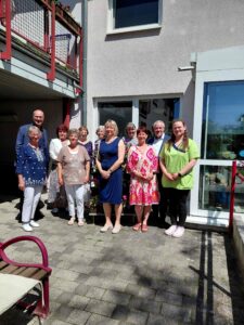 Der Präsident der Diakonie Deutschland, Rüdiger Schuch, sowie seine Mitarbeiterin Katja von Damaros besuchten das Evangelische Seniorenzentrum Kurt Bohm in Ketzin/Havel.