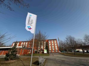 Das Evangelische Seniorenzentrum Willi Kupas der Lafim-Diakonie in Wittenberge.