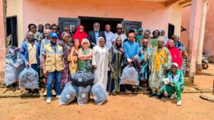 Die Gruppe des Klimaprojekts in Kamerun