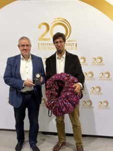 Frank Eibisch und Christian Schehle bei der Preisverleihung